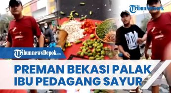 Palak Tukang Sayur di Pasar Baru Bekasi Ditangkap Polisi